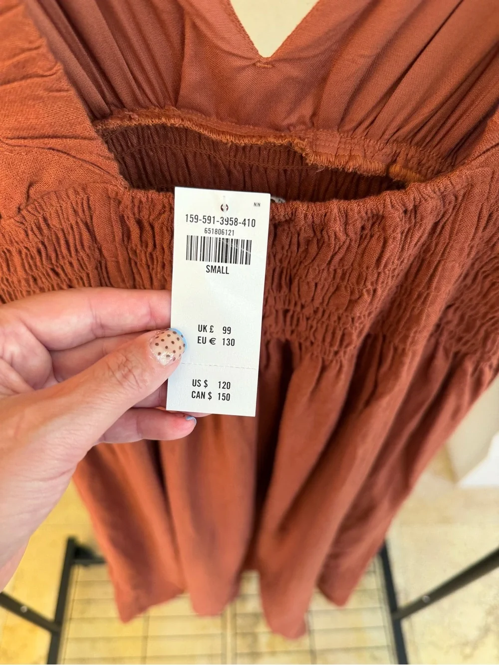Abercrombie & Fitch Rust Maxi Dress